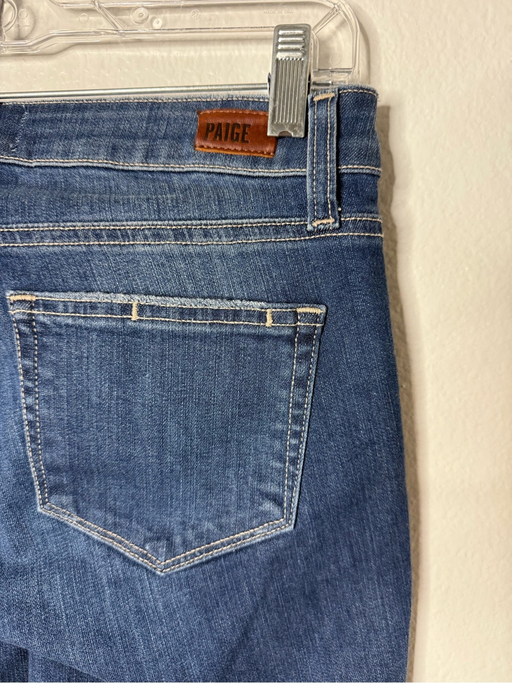 NWT PAIGE Verdugo Ankle Zoey Destructed Skinny Jeans Size 28 - Picture 8 of 10
